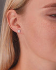 Sterling Silver Flower Stud Earrings, 0615