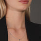 Sterling Silver Fancy Twist Solitaire Necklace