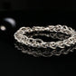 Sterling Silver Byzantine Chain Bracelet, 8&quot;, Unisex