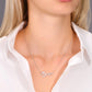 QUEEN Word Necklace in Sterling Silver