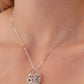 Sterling Silver Key to My Heart Charm Necklace