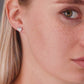 Sterling Silver Tiny Heart Stud Earrings