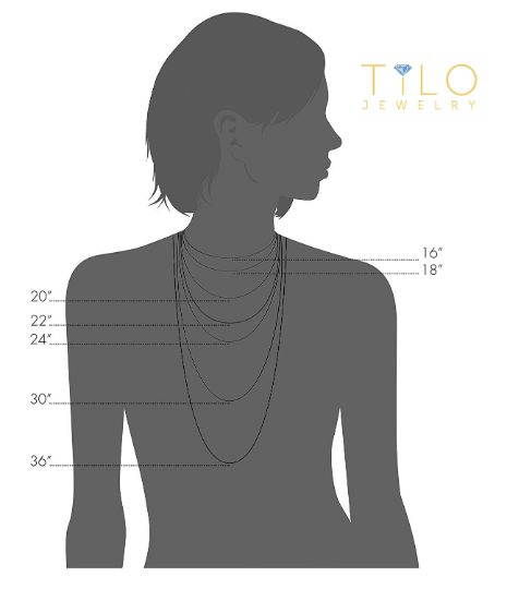 Sterling Silver Halo Necklace