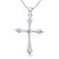 Sterling Silver Cross Pendant Necklace