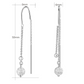 Ball Dangle Earrings In Sterling Silver