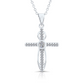 Sterling Silver Cross Charm Necklace