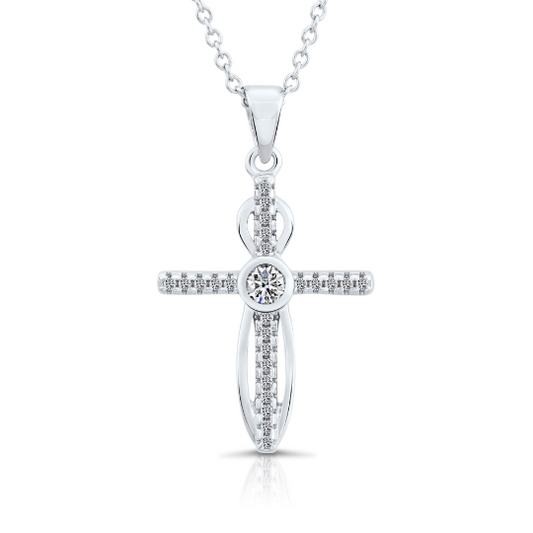 Sterling Silver Cross Necklace
