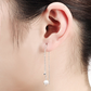 Ball Dangle Earrings In Sterling Silver