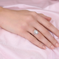 Sterling Silver Fire Opal Oval Ring