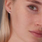 Sterling Silver Small Heart Stud Earrings, 1033