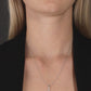 Sterling Silver Rounded Cross Necklace