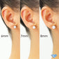 14k White Gold Classic Ball Stud Earrings with Screwbacks (Unisex)