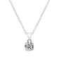 Sterling Silver Classic Solitaire Necklace
