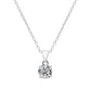 Sterling Silver Classic Solitaire Necklace