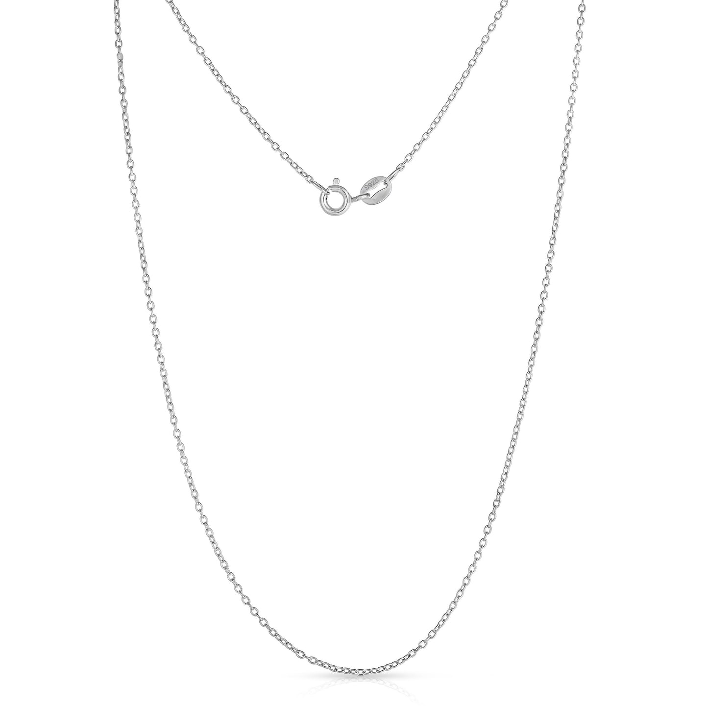Sterling Silver Heart Charm Necklace
