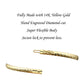 14k Yellow Gold Tornado Diamond Cut Flexible Bangle