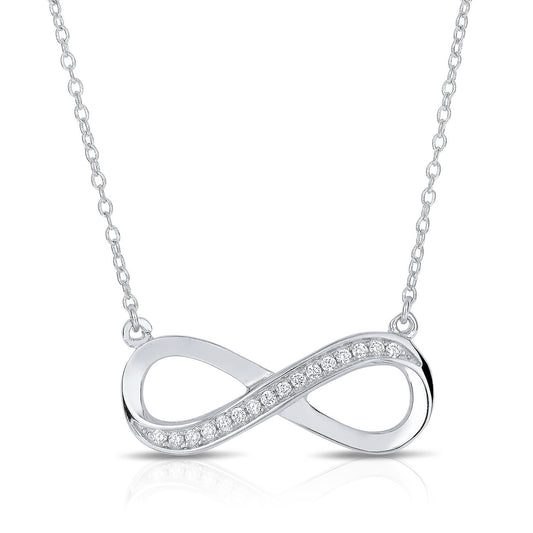 Sterling Silver Infinity Necklace