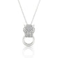 Sterling Silver Cheetah Necklace, Panther