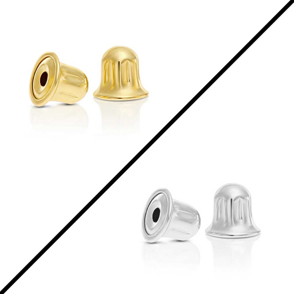 14k Solid Gold Replacement Screw Backings