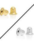 14k Solid Gold Screw Backings, Additional Full Pair Replacement