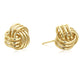 14k Yellow Gold Large Love Knot Earrings, 11mm