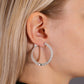 Sterling Silver Inside Outside Hoop Earrings